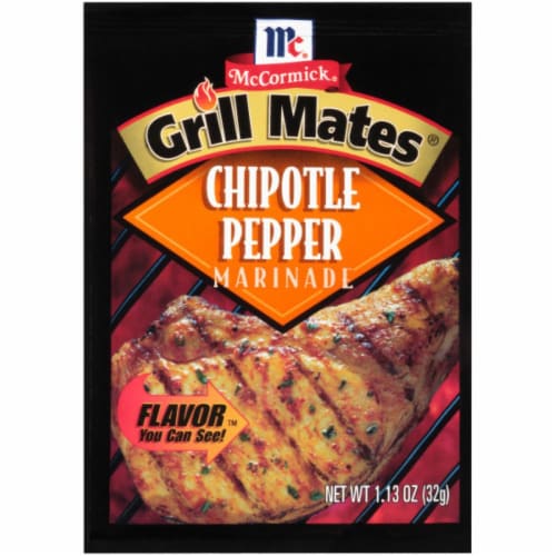 McCormick® Grill Mates® Chipotle Pepper Marinade Mix Perspective: front