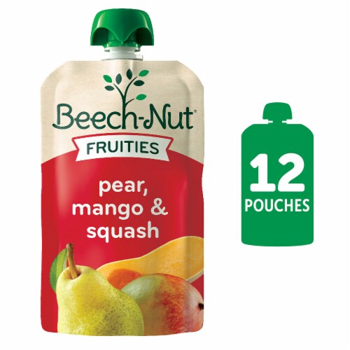 Beech-Nut® Fruities Pear Mango & Squash Stage 2 Baby Food Perspective: front