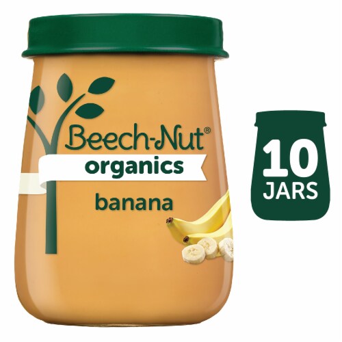 Beech-Nut Organics Banana Stage 2 Baby Food Perspective: front