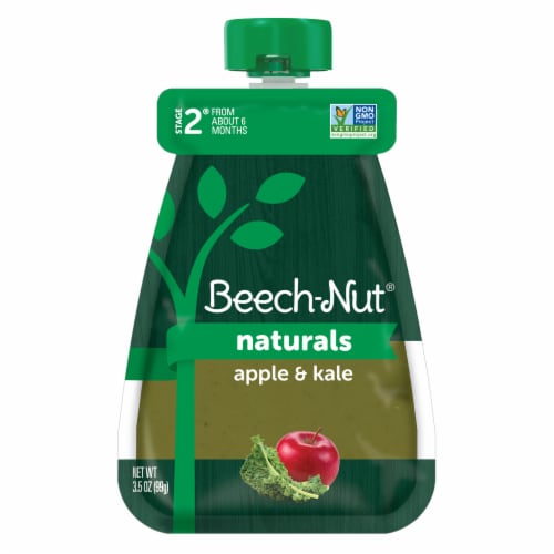 Beech-Nut Naturals Apple & Kale Stage 2 Baby Food Perspective: front