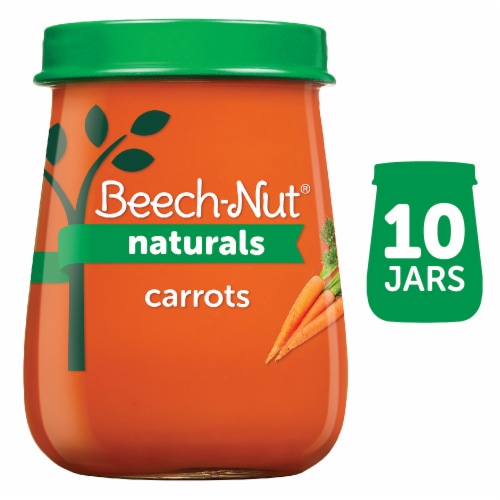 Beech-Nut Naturals Just Carrots Stage 1 Baby Food Perspective: front