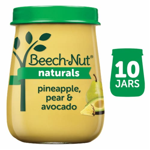 Beech-Nut Naturals Pineapple Pear & Avocado Stage 2 Baby Food Perspective: front