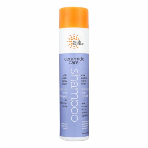 Earth Science Ceramide Care Fragrance Free Shampoo - 10 FL oz. Perspective: front