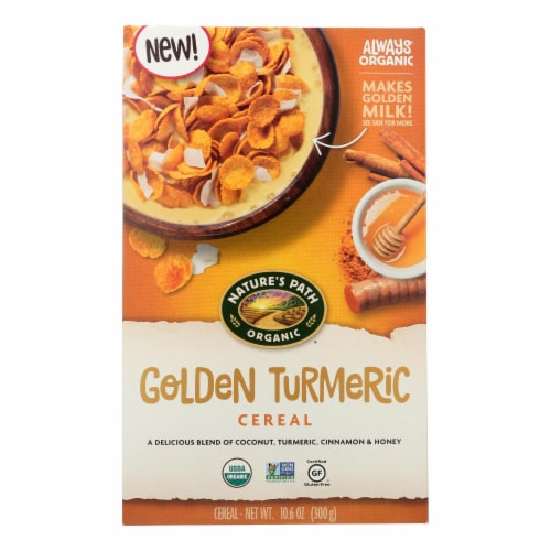 Nature's Path Organic® Golden Turmeric Cereal Perspective: front