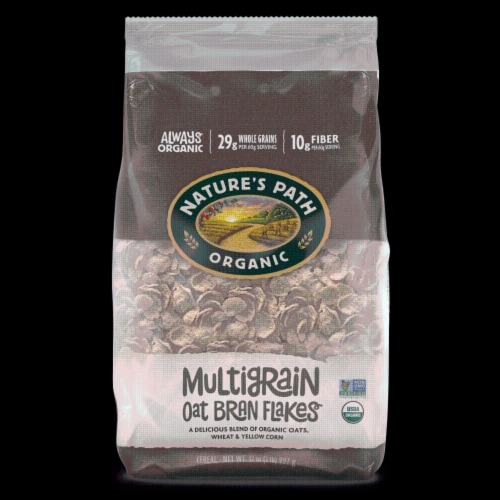 Nature's Path Organic Multigrain Oat-bran Cereal - Case of 6 - 32 oz. Perspective: front