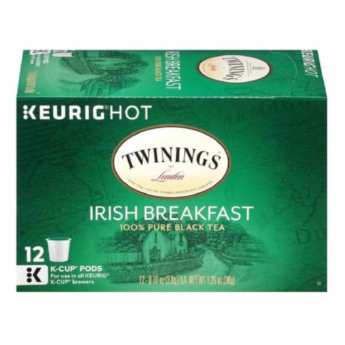 Twinings of London Irish Breakfast Black Tea K Cup Packs 12 0.11 oz Pack of 6 6 Mariano s