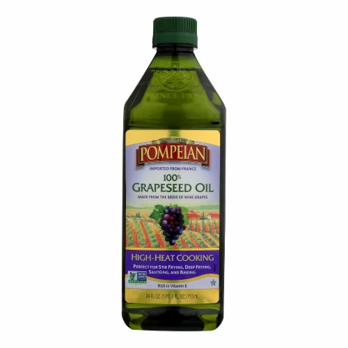 Pompeian 100 Grapeseed Oil (6 Pack), 6 ct / 24 fl oz Fry’s Food Stores