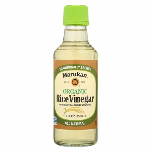 Marukan Organic Rice Vinegar - Case of 6 - 12 Fl oz. Perspective: front