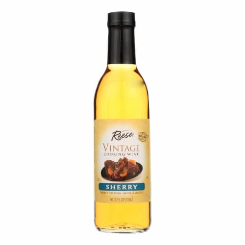 Reese Sherry Cooking Wine - Case of 6 - 12.7 Fl oz. Perspective: front