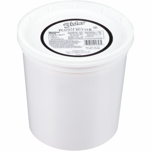 Fisher Creamy Peanut Butter, 5 Pound -- 6 per case. Perspective: front
