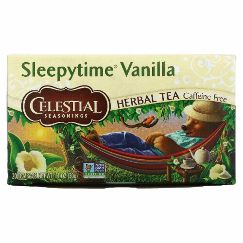 Celestial Seasonings Herbal Tea - Sleepytime Vanilla - Case of 6 - 20 BAG Perspective: front
