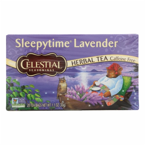 Celestial Seasonings - Tea - Sleepytime Lavender - Case of 6 - 20 Bags Perspective: front