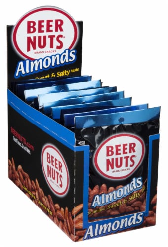 Beer Nuts Almond, 2 Ounce - 12 per pack -- 48 packs per case. Perspective: front