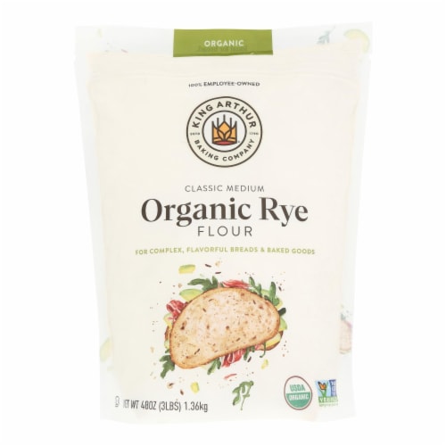 King Arthur Baking Company Organic Rye Flour Perspective: front