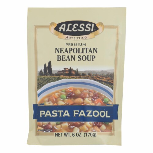 Alessi - Neapolitan Bean Soup - Pasta Fazool - Case of 6 - 6 oz. Perspective: front