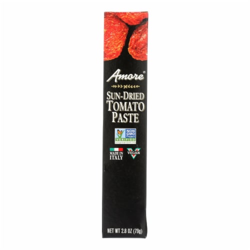 AMORE SUN-DRIED TOMATO PASTE, 2.8 OZ. Perspective: front