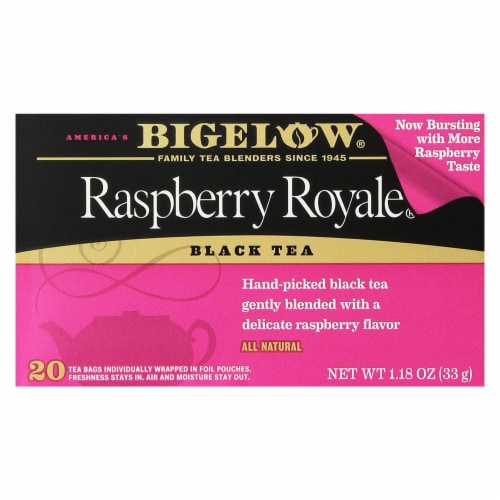Bigelow Tea Raspberryberry Royale Black Tea - Case Of 6 - 20 Bags Perspective: front