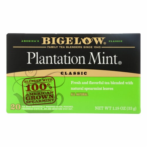 Bigelow Tea - Tea Perfectly Mint - Case of 6-20 BAG Perspective: front