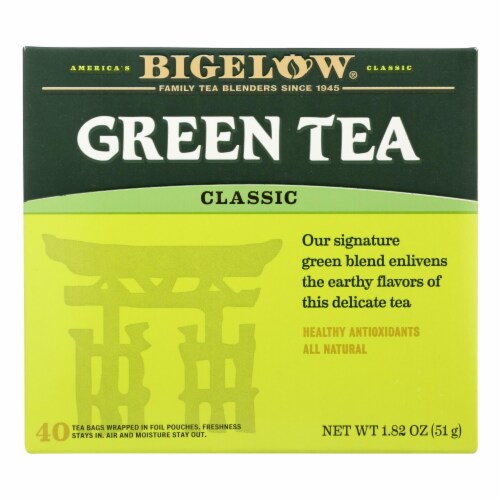 Bigelow Tea Tea - Green - Case of 6 - 40 BAG Perspective: front