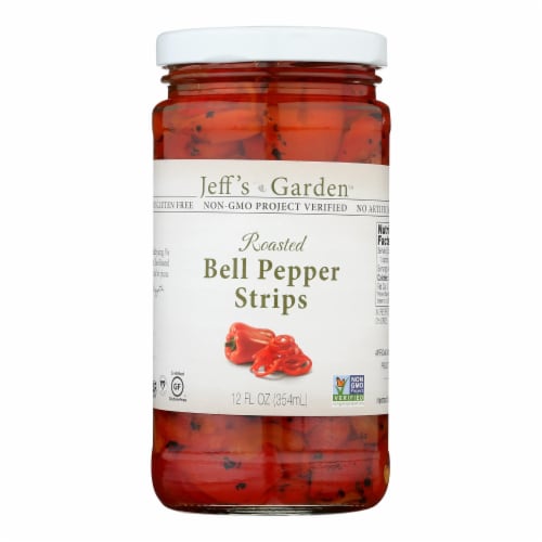 Jeff's Natural - Bell Pepper Strips - Case of 6 - 12 oz. Perspective: front