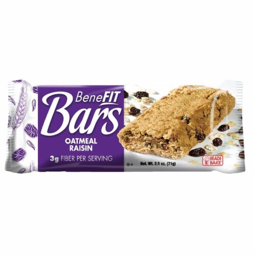 Readi-Bake BeneFIT Bars, Oatmeal Raisin, 2.5 Ounce (48 per case) Perspective: front