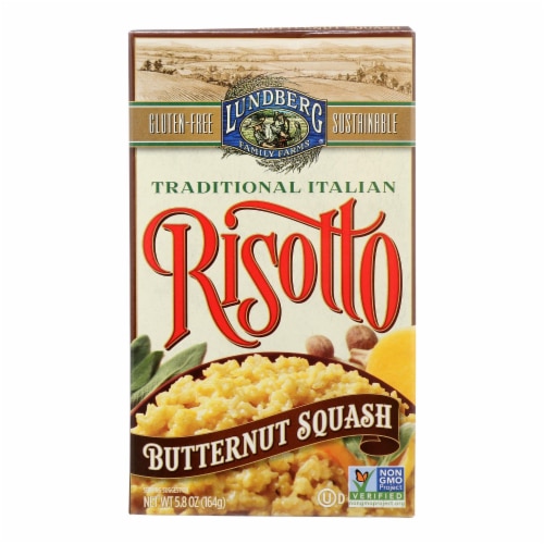 Lundberg Family Farms Butternut Squash Risotto - Case of 6 - 5.8 oz. Perspective: front