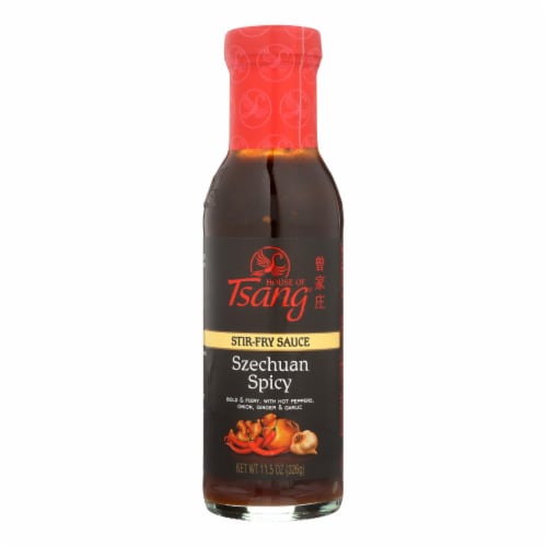 House of Tsang - Szechuan Spicy Stir-Fry Sauce - Case of 6 - 11.5 oz. Perspective: front