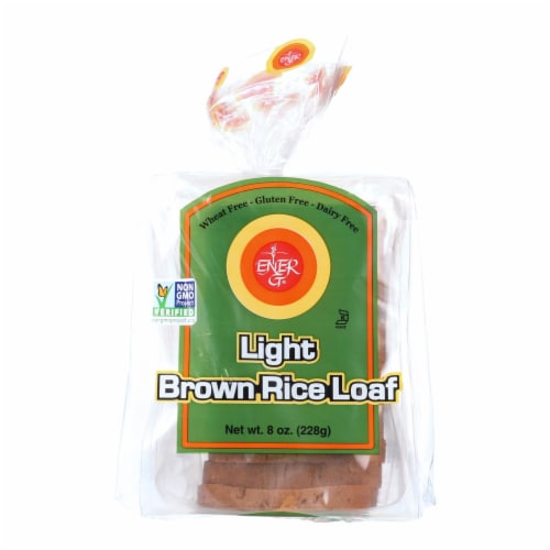 Ener-G Foods - Loaf - Light - Brown Rice - 8 oz - case of 6 Perspective: front