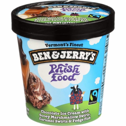 Ben & Jerry's® Phish Food Ice Cream Perspective: front