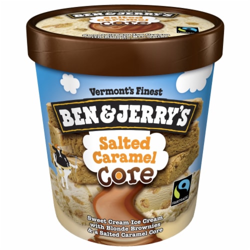 Ben & Jerry's Core Salted Caramel Sweet Cream Ice Cream, 16 oz