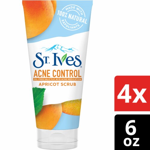 St. Ives® Acne Control Apricot Face Scrub Perspective: front