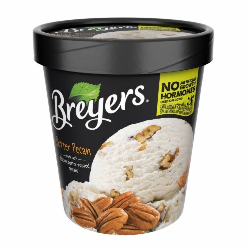 Breyers® Butter Pecan Ice Cream Perspective: front