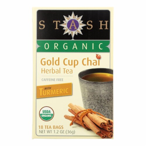 Stash Tea - Tea Gold Cup Chai - Case of 6 - 18 BAG, 18 BAG - Food 4 Less