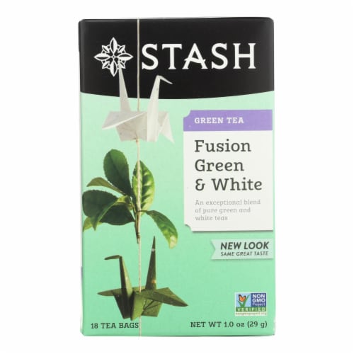 Stash Tea Green And White Fusion - 18 Tea Bags - Case Of 6 Perspective: front