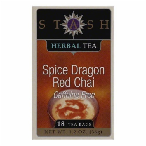 Stash Tea Tea Decaf Chai Red Spice, 18 BG (Pack of 6) Perspective: front