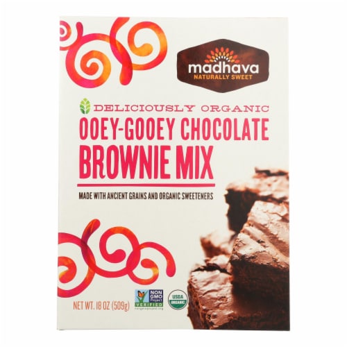 Madhava Ooey-Gooey Chocolate Brownie Mix Perspective: front