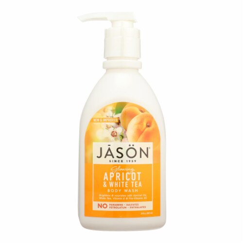 Jason Satin Shower Body Wash Apricot - 30 fl oz Perspective: front