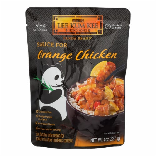 Lee Kum Kee Sauce - Ready to Serve - Orange Chicken - 8 oz - case of 6 Perspective: front
