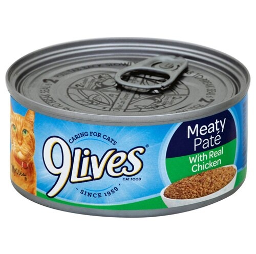 9 Lives Meaty Pate Chicken Dinner Wet Cat Food 5.5 oz King Soopers