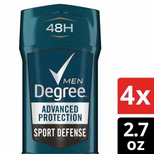 Degree Men MotionSense Invisible Solid Sports Defense Antiperspirant Deodorant Stick Perspective: front