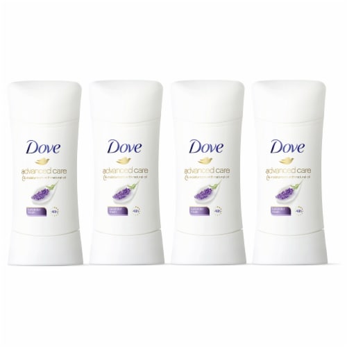 Dove Women 48-Hour Protection Advanced Care Lavender Fresh Antiperspirant Deodorant Stick Perspective: front