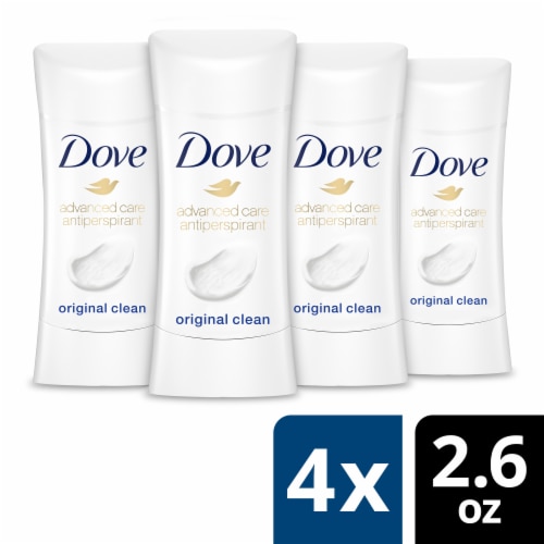 Dove Women 48-Hour Protection Advanced Care Original Clean Antiperspirant Deodorant Stick Perspective: front