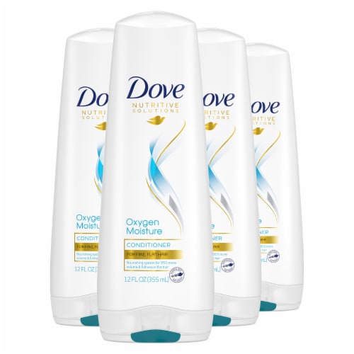 Inspicere mini resident Dove Nutritive Solutions Oxygen Moisture Conditioner for Fine & Flat Hair,  4 bottles / 12 fl oz - Baker's