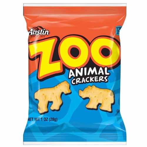 Cracker Keebler Austin Zoo Animal 100 Count 1 Ounce Perspective: front