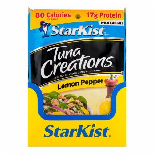 StarKist® Tuna Creations Lemon Pepper Tuna Pouches Case Sale Perspective: front