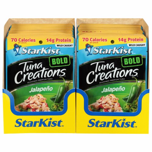StarKist® Tuna Creations Bold Jalapeno Seasoned Tuna Case Sale Perspective: front
