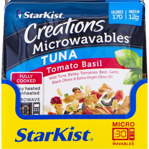 StarKist® Creations Microwavables Tomato Basil Tuna Perspective: front