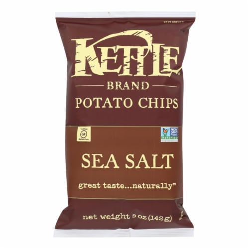 Kettle® Brand Potato Chips - Sea Salt Perspective: front
