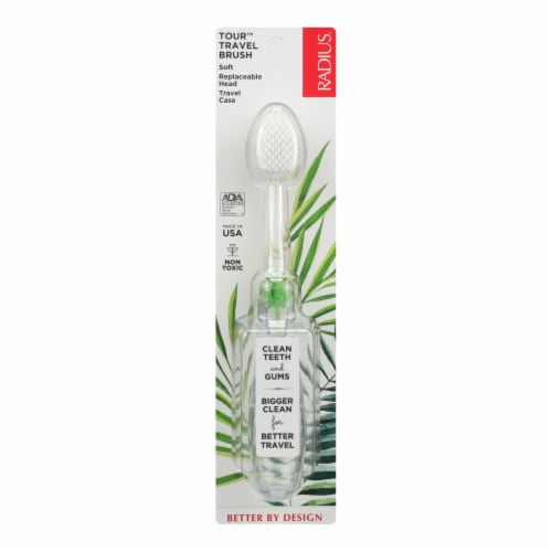 Radius - Toothbrush - Tour Travel - Soft - 6 Count Perspective: front