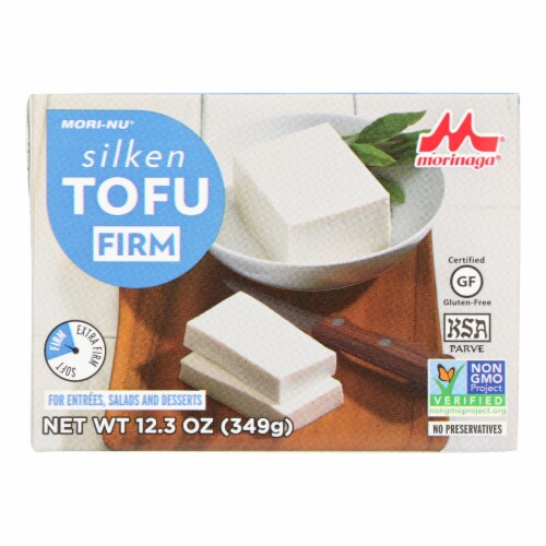 Mori-Nu Silken Tofu - Firm - Case of 12 - 12.3 oz. Perspective: front